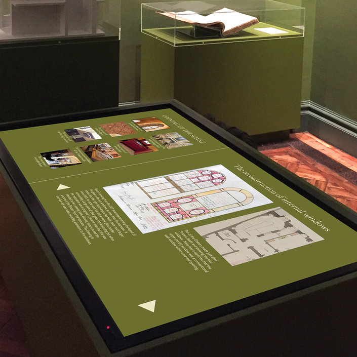 Soane Museum Exhibition Touchscreen